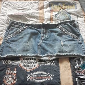 X2 denim laboratory skirt